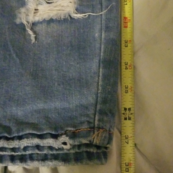 Machine Pour neuf mode Distressed jeans - Picture 6 of 8